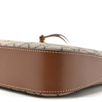 Gucci GG Supreme Monogram Medium Padlock Shoulder Bag Beige Ebony Brown Sugar 9 of 10