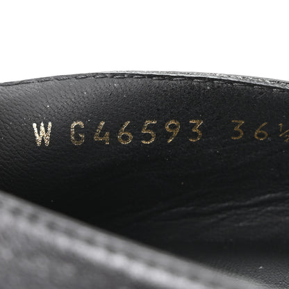 Chanel Crumpled Shiny Lambskin Patent Calfskin CC Ballet Flats 36.5 Black 9 of 10