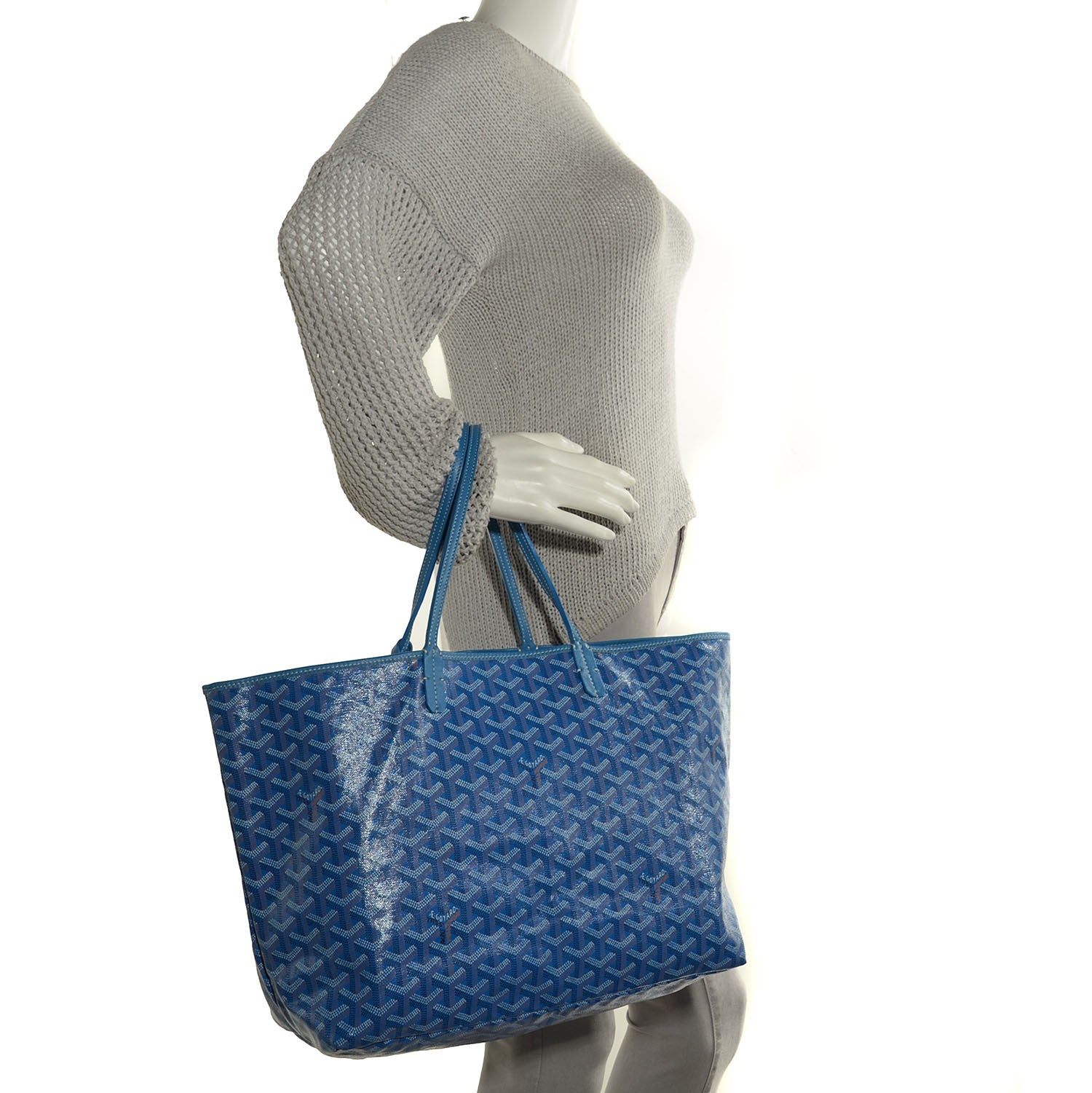 Goyard Goyardine Saint Louis PM Blue 2 of 10