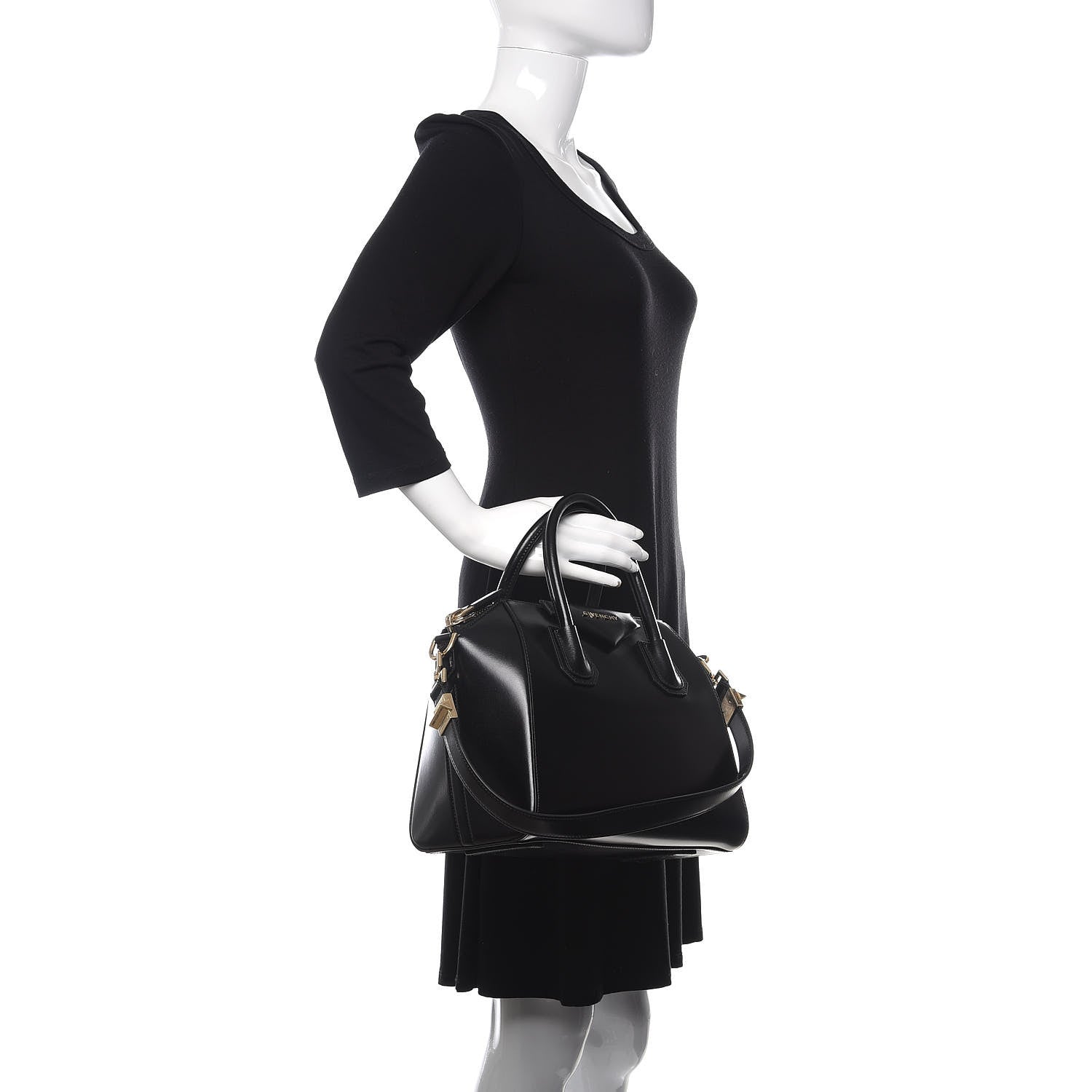 Givenchy Shiny Lord Calfskin Small Antigona Black 3 of 11