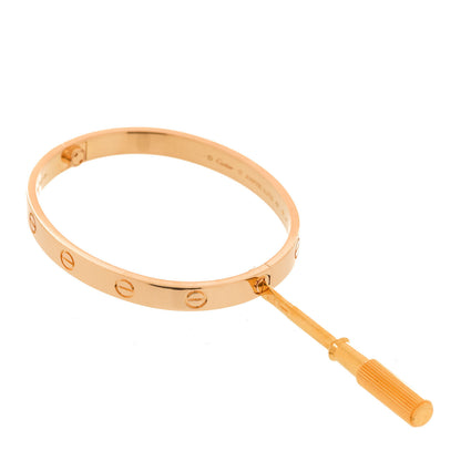 Cartier 18K Yellow Gold LOVE Bracelet 17 4 of 7