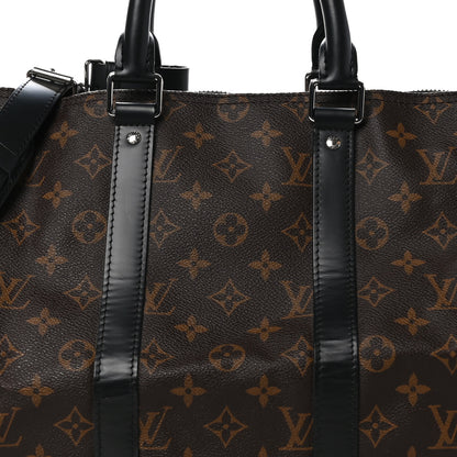 Louis Vuitton Monogram Macassar Keepall Bandouliere 45 6 of 10