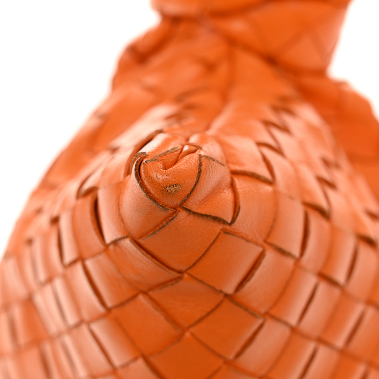 Nappa Intrecciato BV Twist Orange