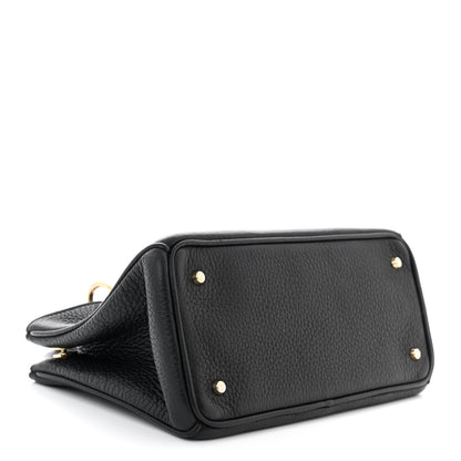 Christian Dior Bullcalf Small Diorissimo Tote Black Rose Indien 4 of 10