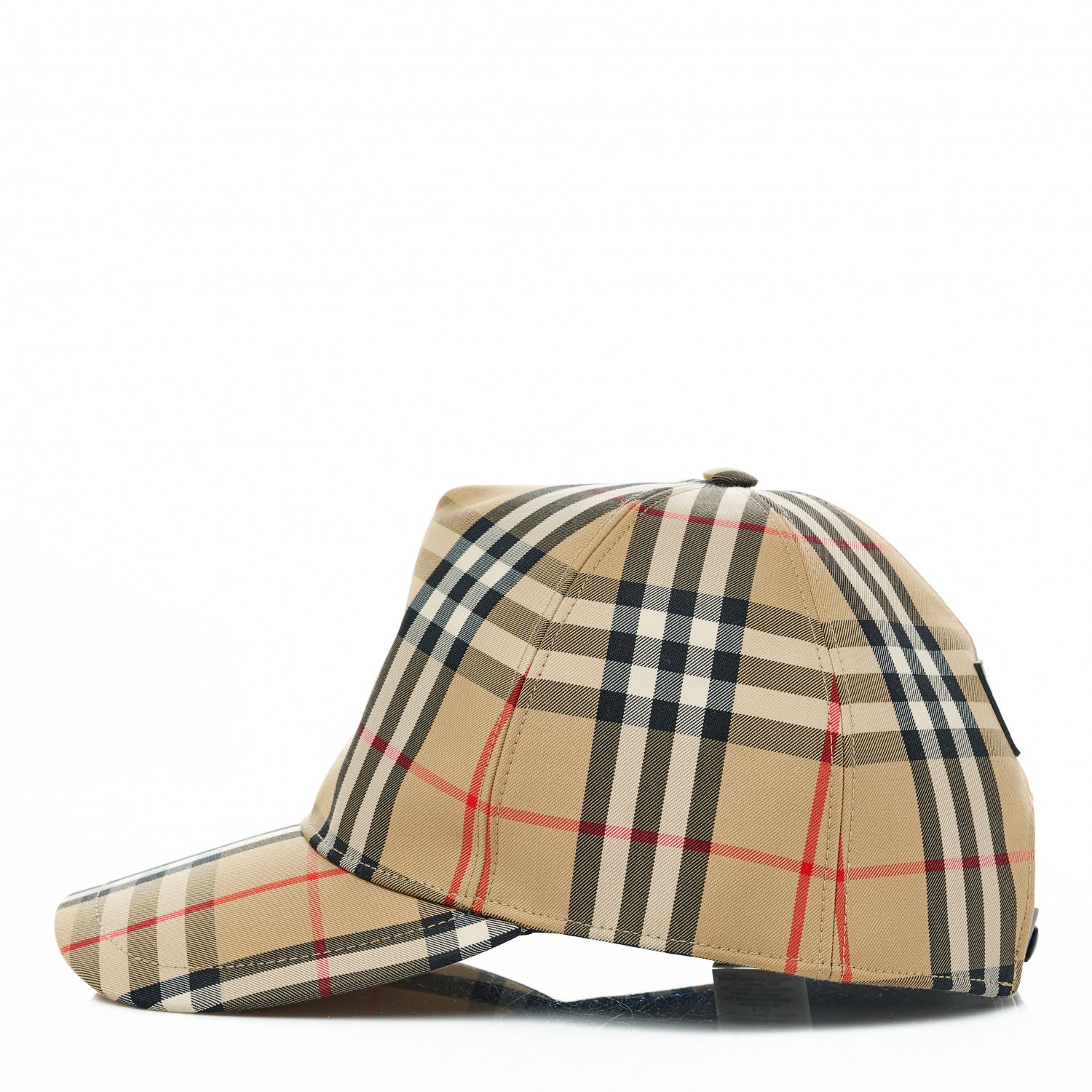 Burberry Technical Cotton Giant Check Baseball Cap L 5 of 8