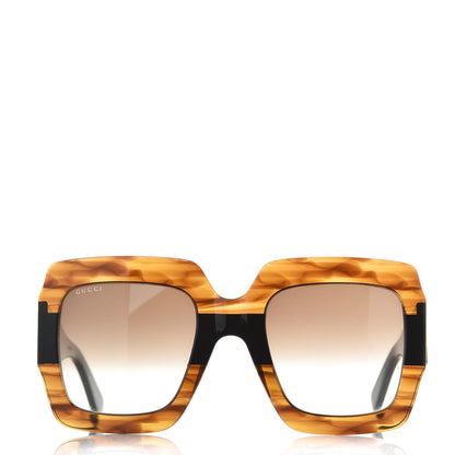Gucci Square Frame GG0178S Sunglasses Havana 3 of 7