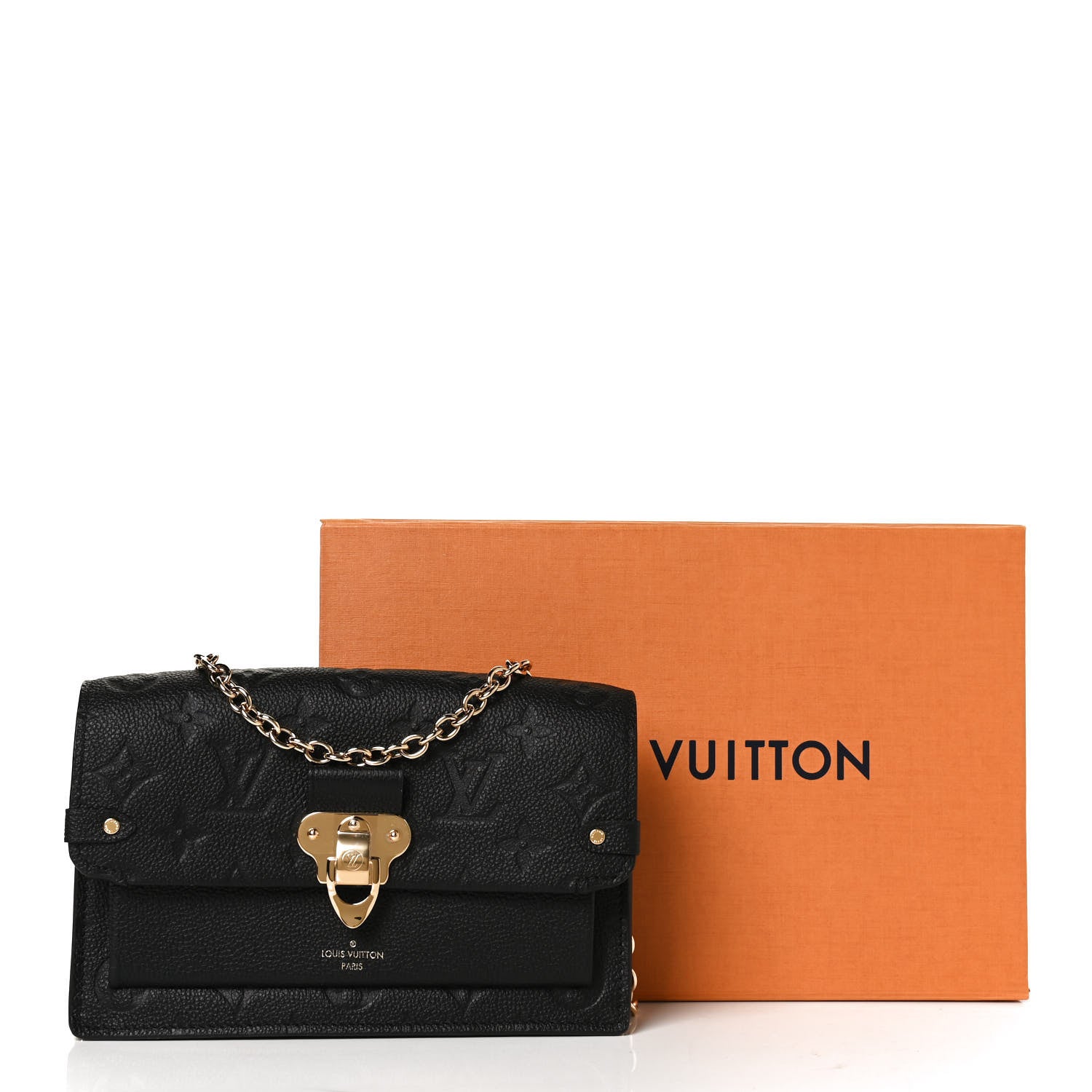 Louis Vuitton Empreinte Vavin Chain Wallet Black 12 of 12