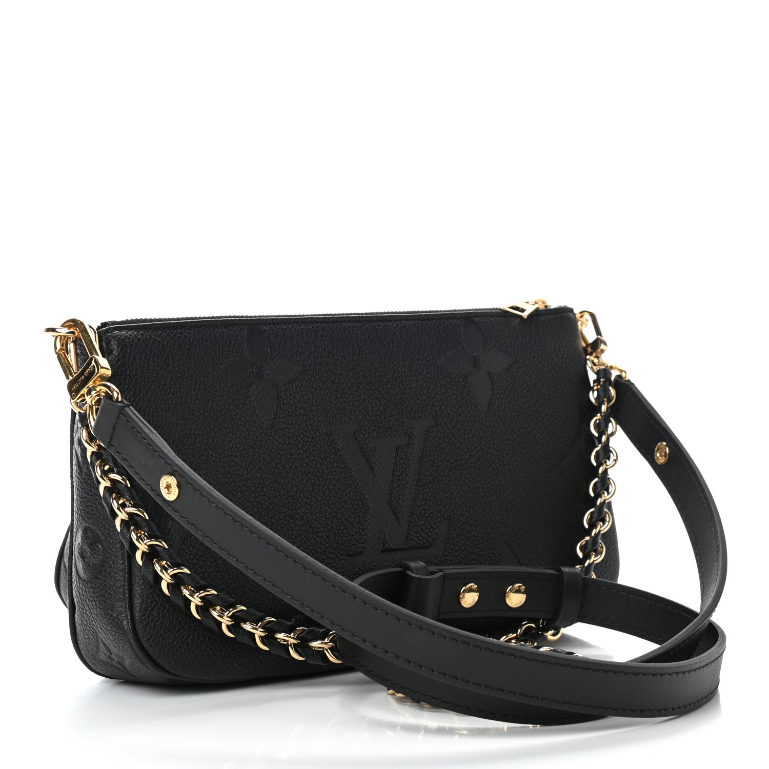 Louis Vuitton Empreinte Monogram Giant Multi Pochette Accessories Black 3 of 9