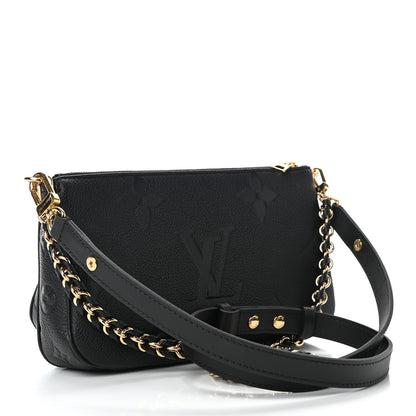 Louis Vuitton Empreinte Monogram Giant Multi Pochette Accessories Black 3 of 9