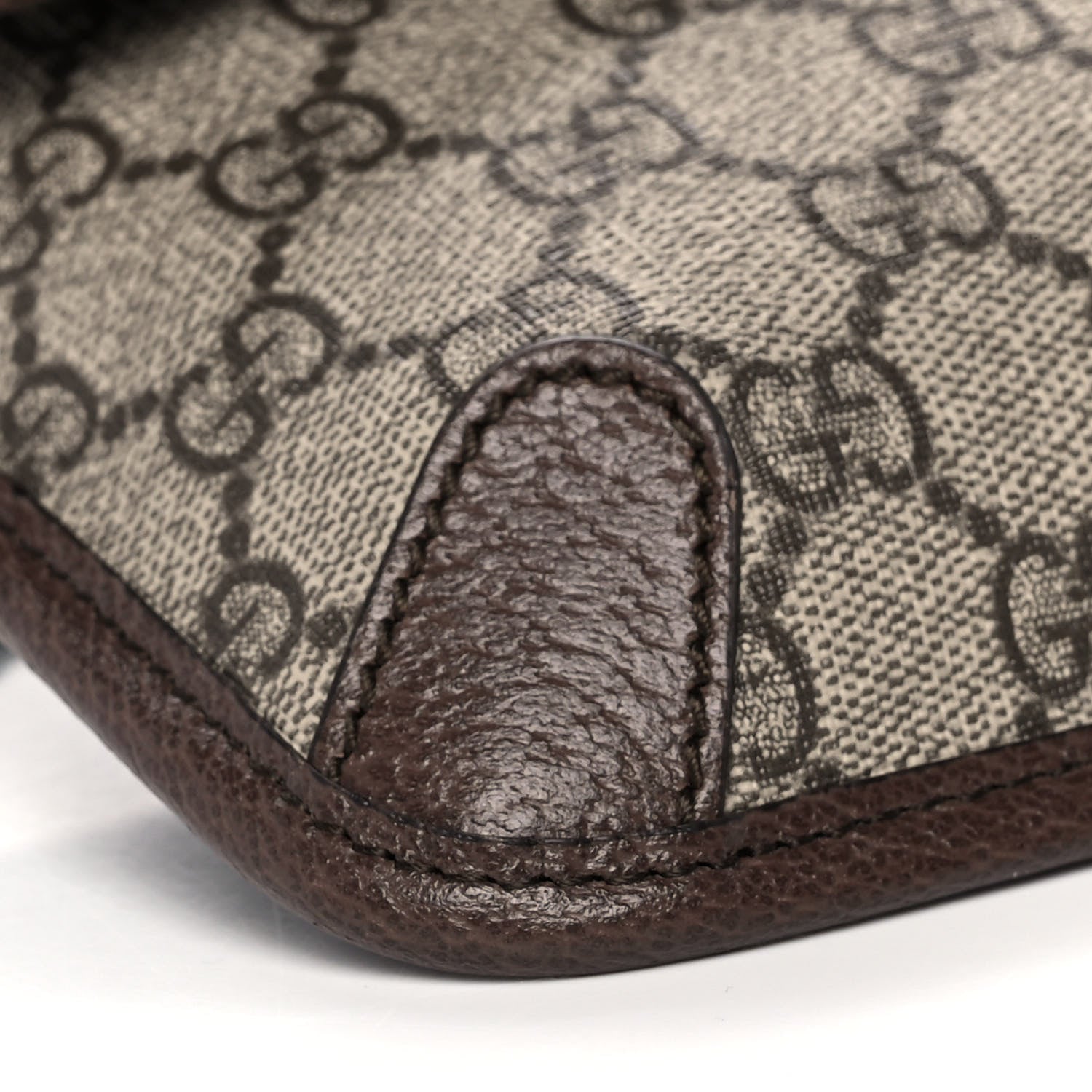 Gucci GG Supreme Monogram Neo Vintage Web Belt Bag Brown 10 of 13