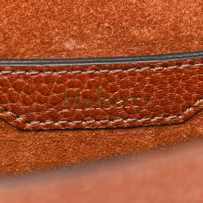 Mulberry Small Classic Grain Small Amberley Satchel Oak 6 of 9
