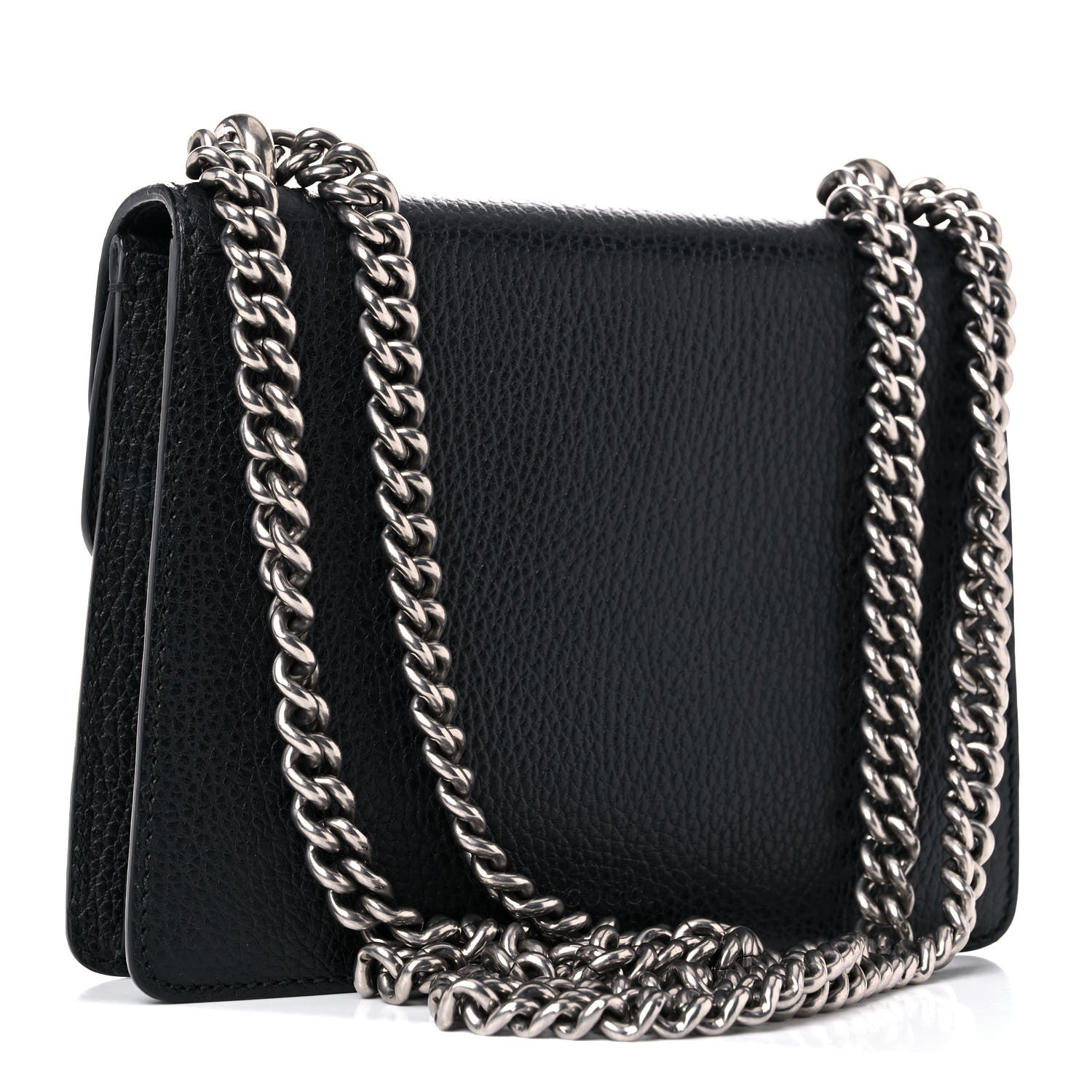 Gucci Calfskin Mini Dionysus Shoulder Bag Black 3 of 14