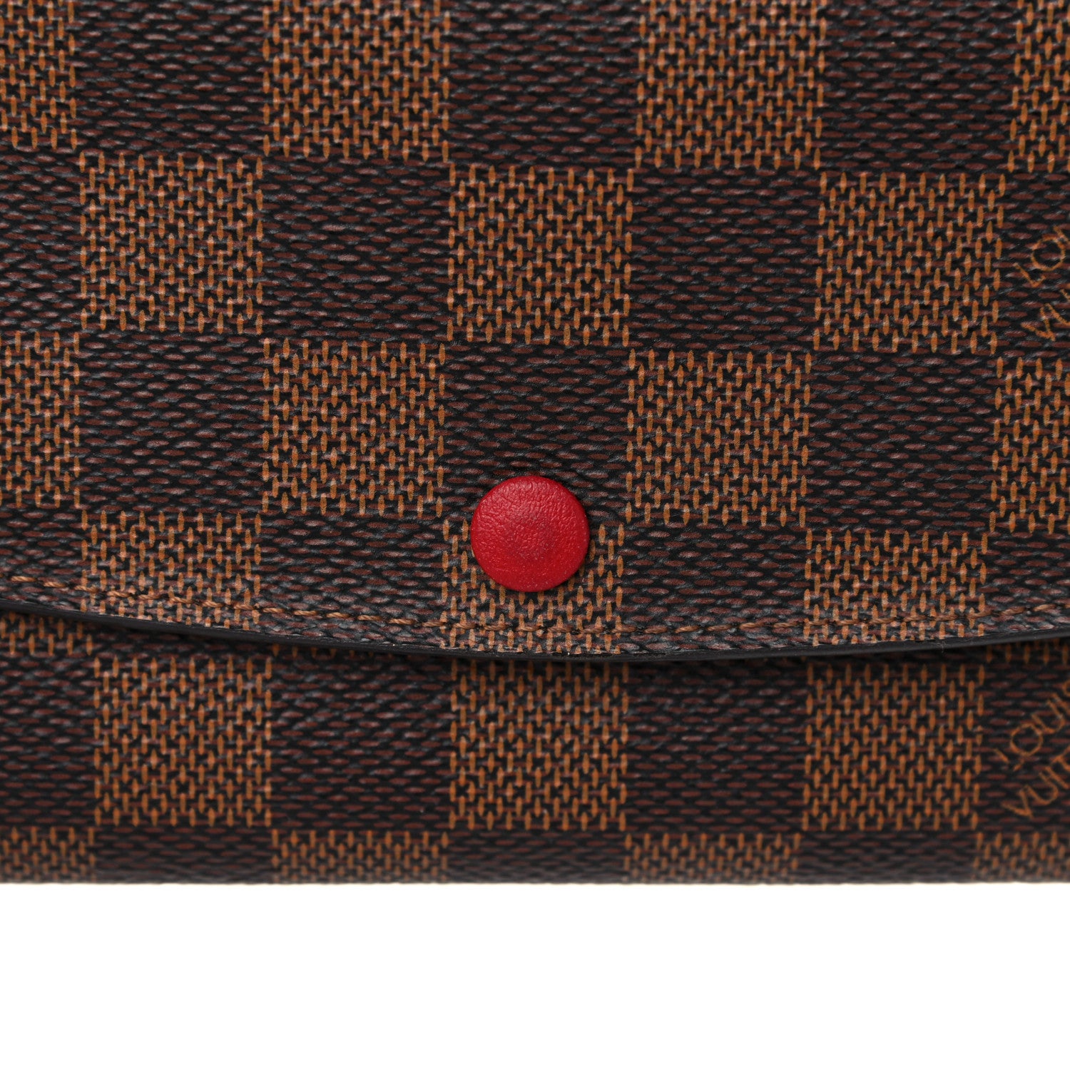 Louis Vuitton Damier Ebene Emilie Wallet Red 12 of 12