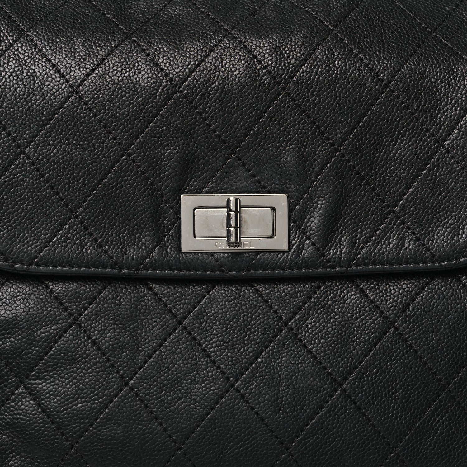 Chanel Caviar Stitched Pocket In The City Hobo Black 8 of 14
