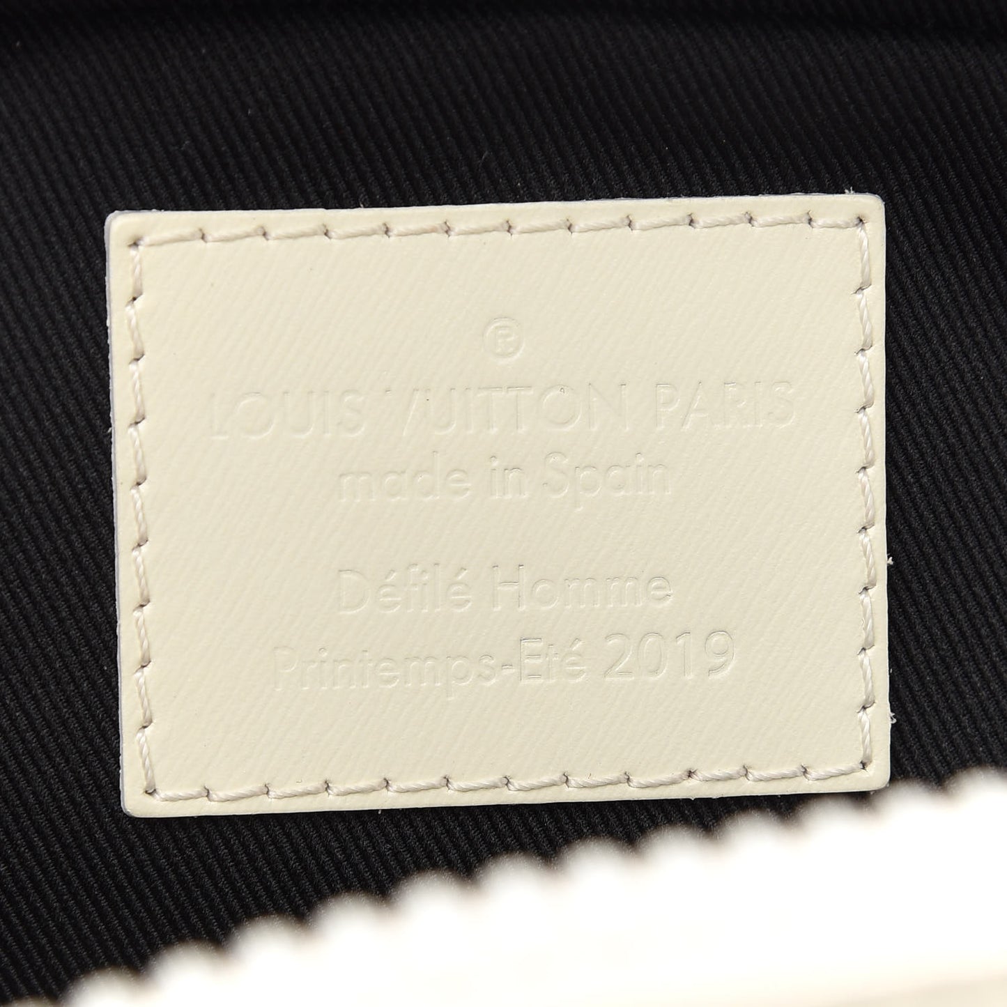 Taurillon Monogram Utility Side Bag Powder White