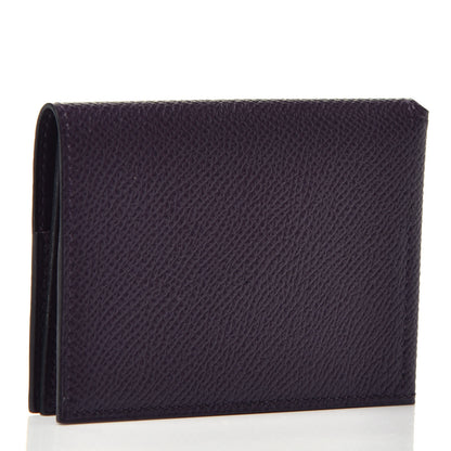 Hermes Epsom Guernesey Card Case Raisin 3 of 7