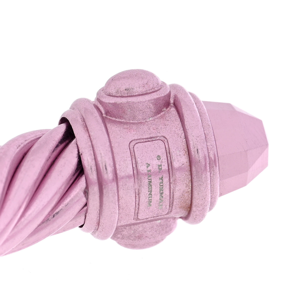 Aluminum 10mm Renaissance Cable Bracelet Light Pink