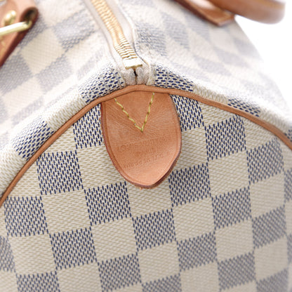 Louis Vuitton Damier Azur Speedy 30 6 of 12