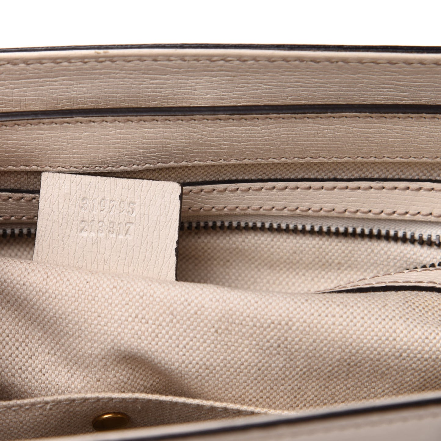 Textured Calfskin Medium Bright Bit Tote White