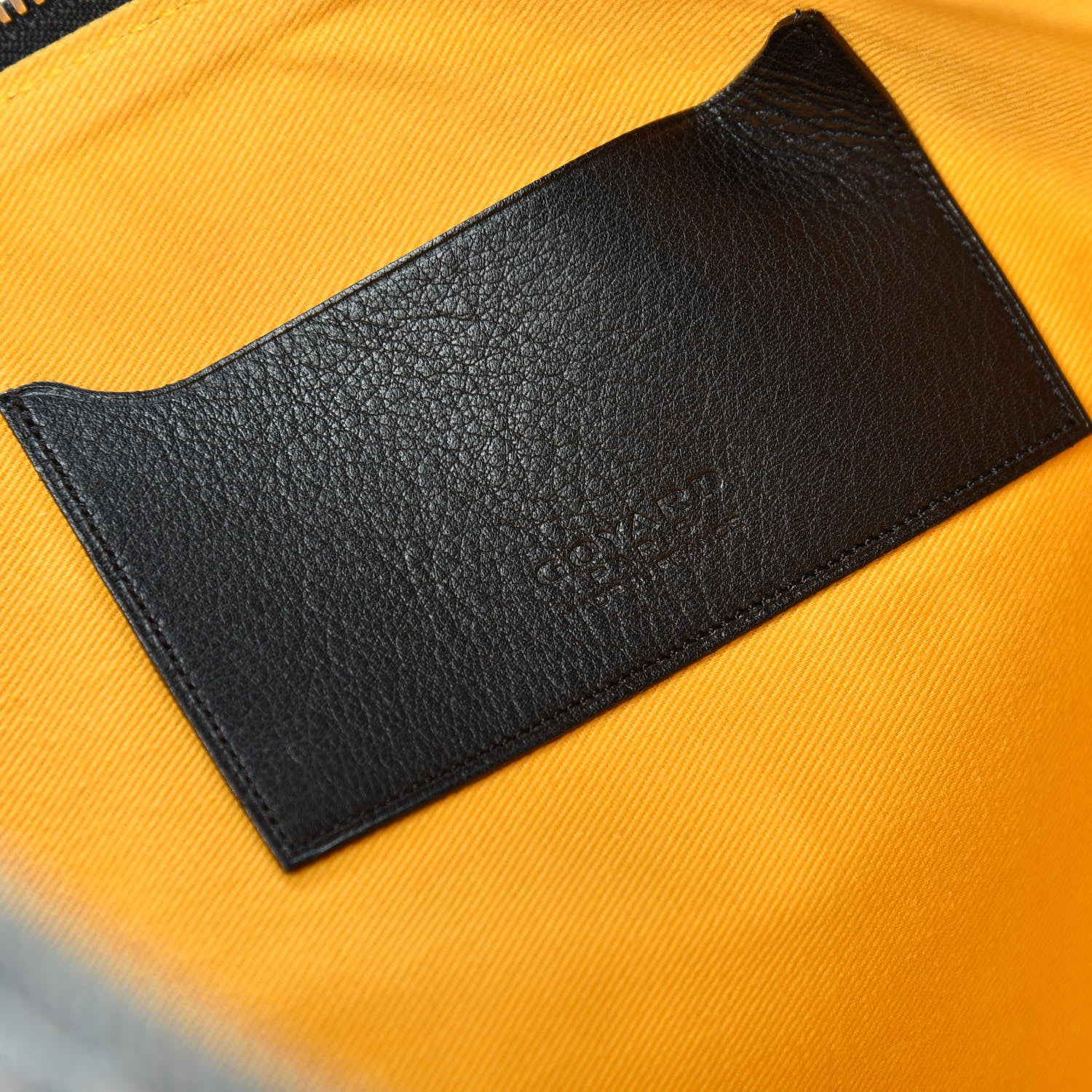 Goyard Goyardine Senat Pochette GM Black 6 of 8