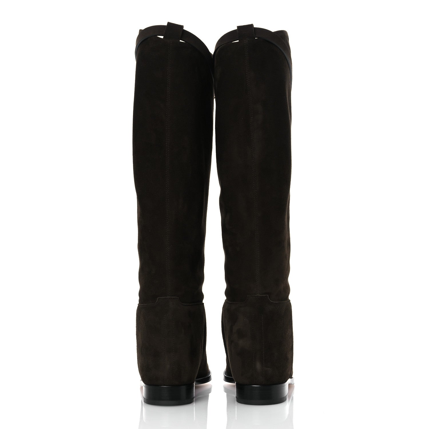 Hermes Suede Kelly Jumping Boots 39 Ecorce 6 of 12