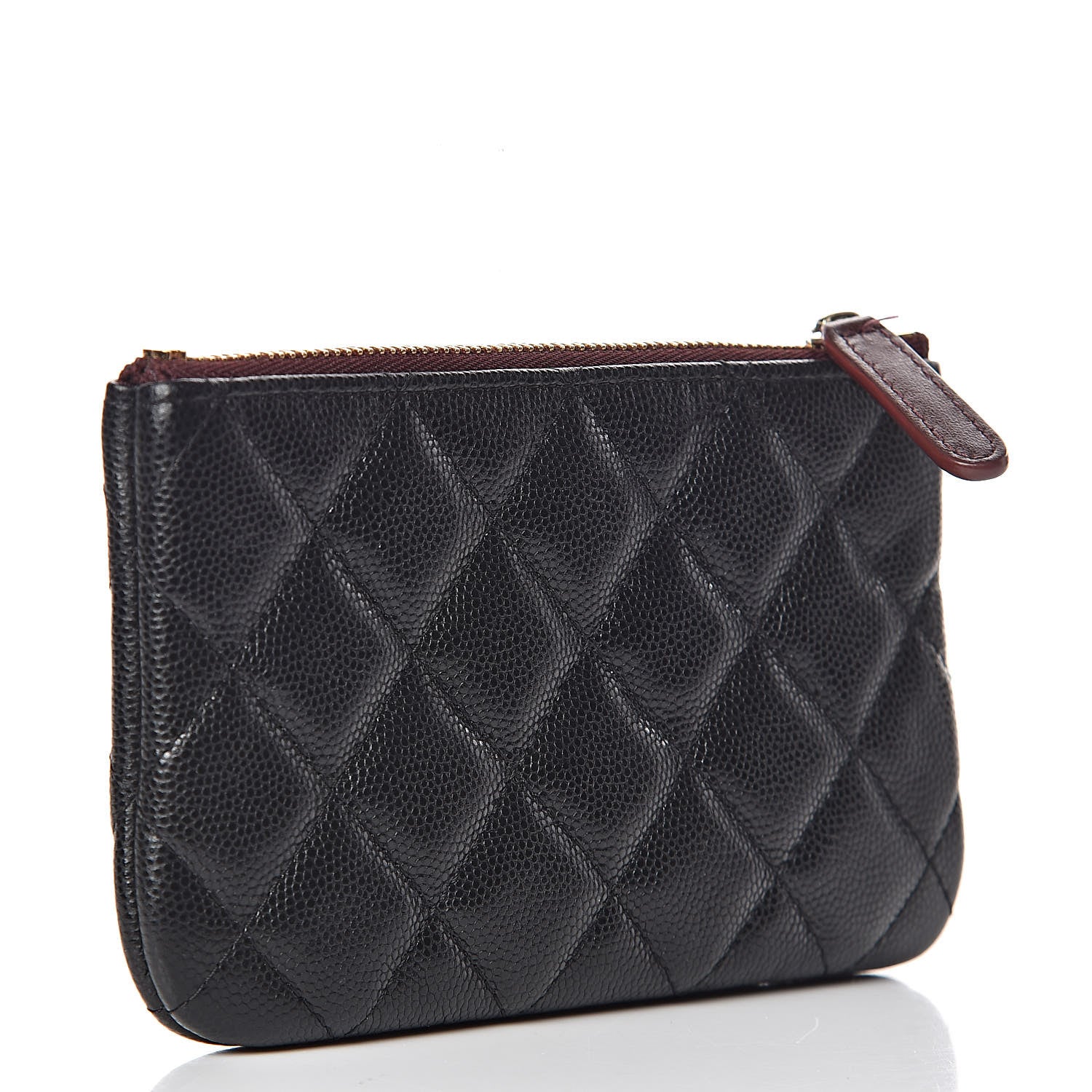 Chanel Caviar Quilted Small Cosmetic Case Black 3 of 7