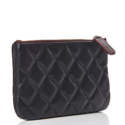 Chanel Caviar Quilted Small Cosmetic Case Black 3 of 7