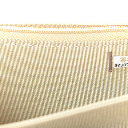 Chanel Metallic Lambskin Quilted Mini Wallet On Chain WOC Gold 9 of 11