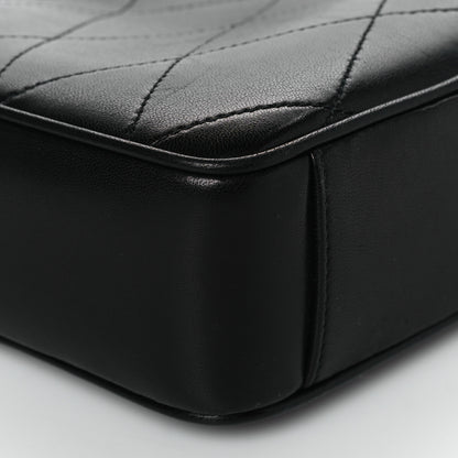 Saint Laurent Lambskin Quilted Le Maillon Chain Strap Crossbody Black 8 of 9