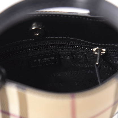 Burberry House Check Small Tote Black 8 of 9