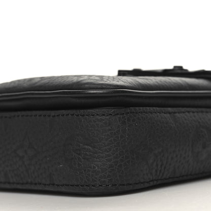 Louis Vuitton Taurillon Monogram S Lock Wearable Wallet Black 10 of 10