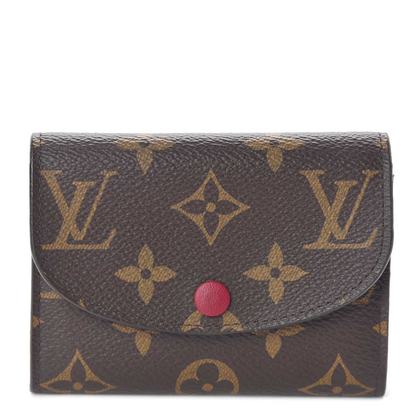 Monogram Rosalie Coin Purse Fuchsia