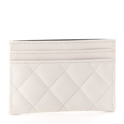 Chanel Caviar Quilted My Everything Card Holder White Black 3 of 9