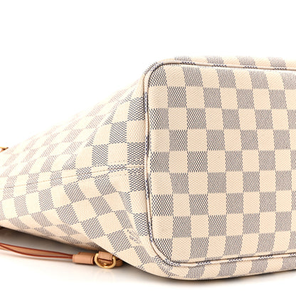Louis Vuitton Damier Azur Neo Neverfull MM Rose Ballerine 9 of 11