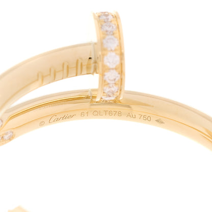 Cartier 18K Yellow Gold Diamond Juste Un Clou Ring 61 9.5 5 of 6
