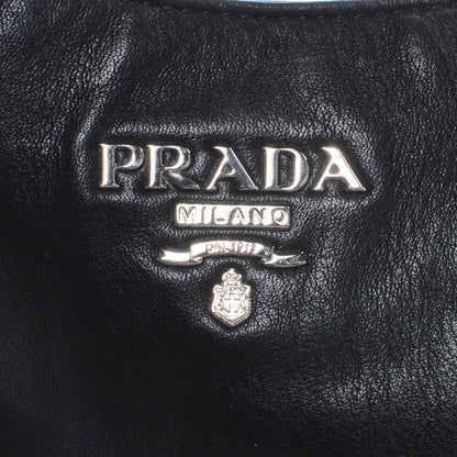 Prada Soft Calf Chain Tote Nero Black 5 of 8