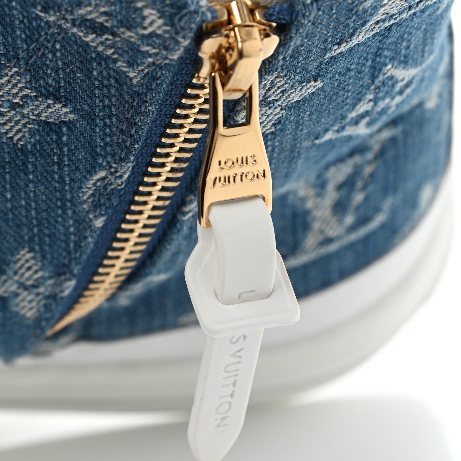 Louis Vuitton Denim Monogram Stellar Sneaker Boots 38.5 Bleu Jeans Blue 9 of 18