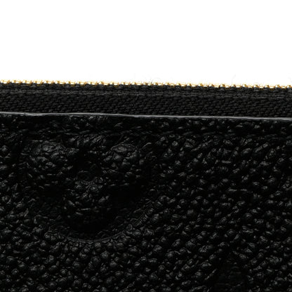 Louis Vuitton Empreinte Felicie Chain Wallet Zippered Insert Black 7 of 8