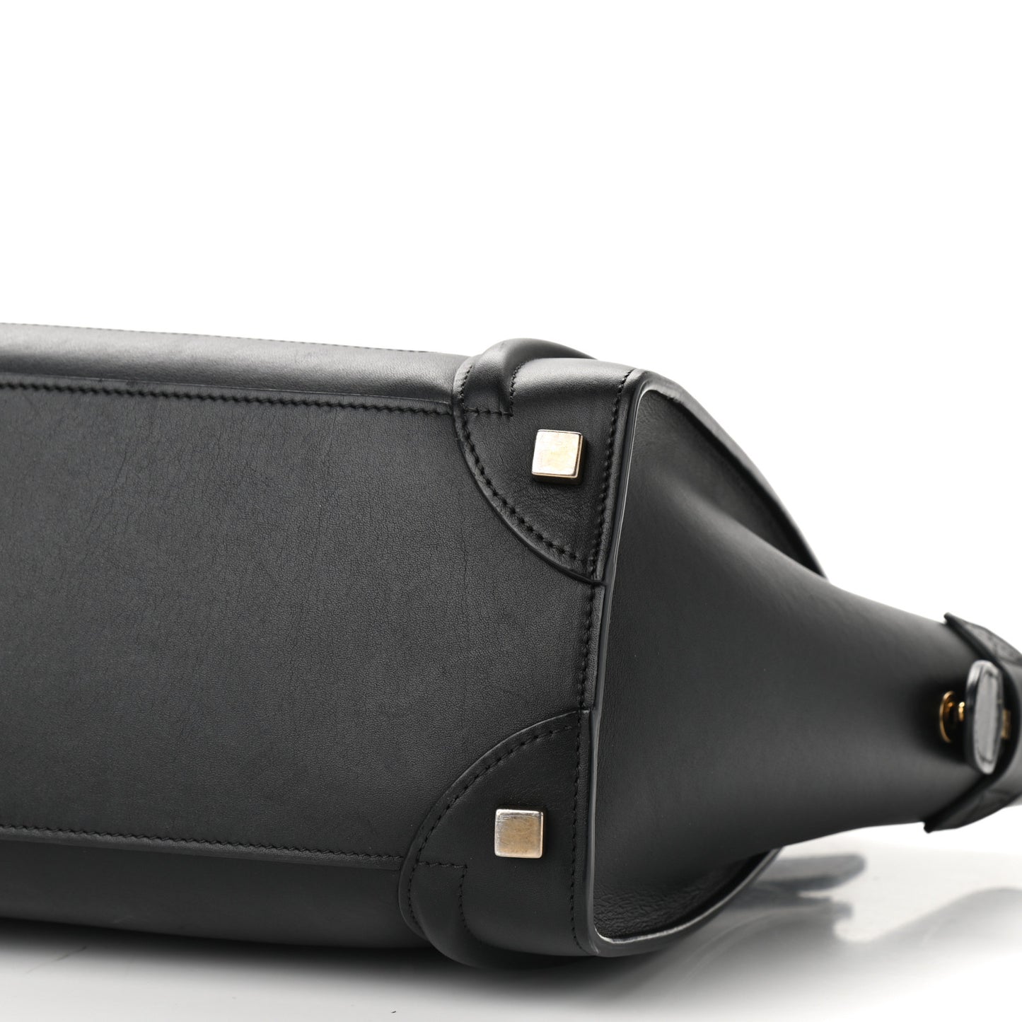 Smooth Calfskin Micro Luggage Black