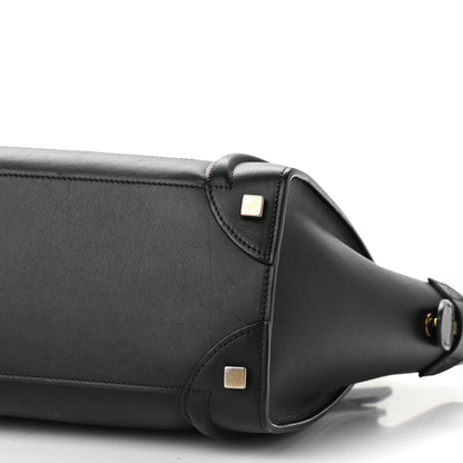 Celine Smooth Calfskin Micro Luggage Black 10 of 10