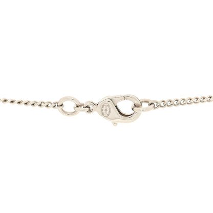 Chanel Crystal CC Bow Necklace Silver Black 4 of 4