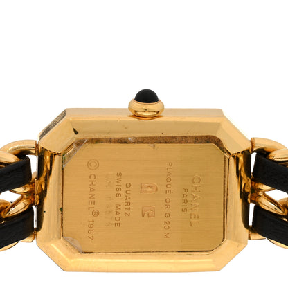 Chanel Stainless Steel Lambskin 20mm Chain Premiere Quartz Watch Gold XL 4 of 4