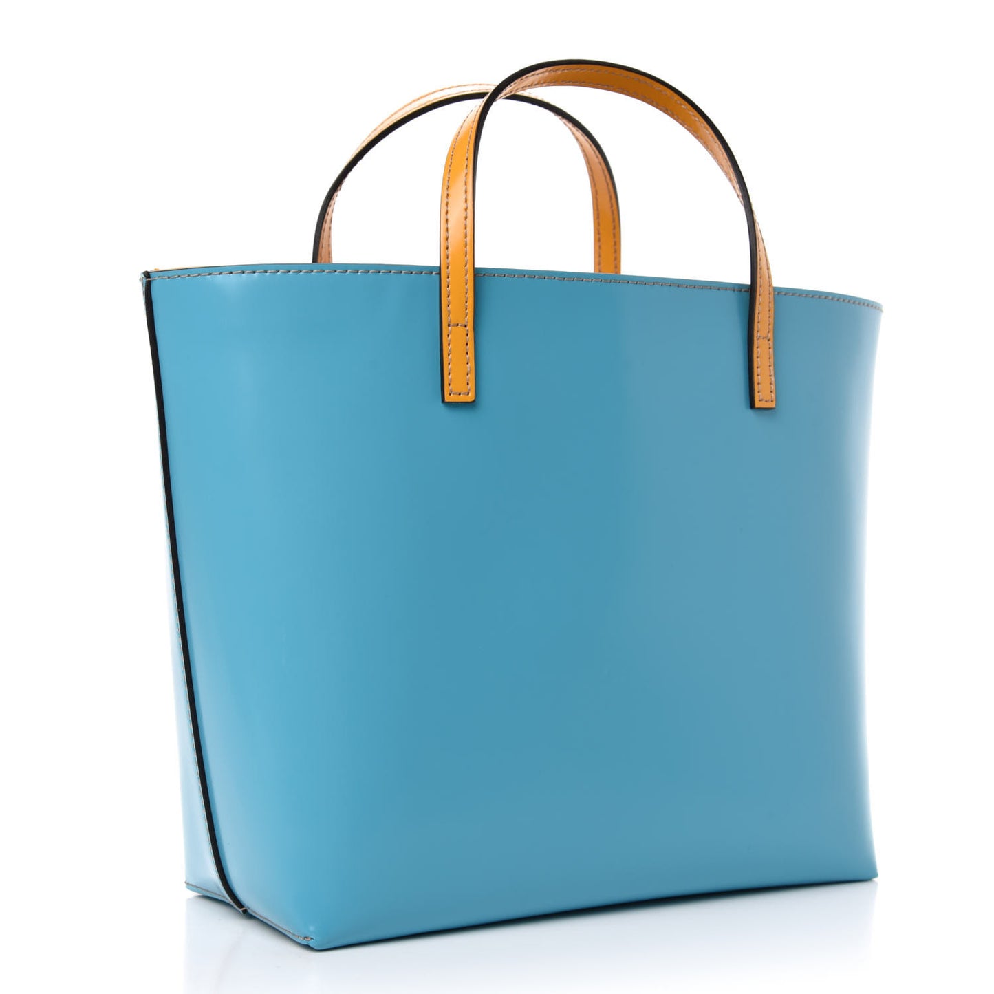 Calfskin Childrens Rainbow Tote Blue