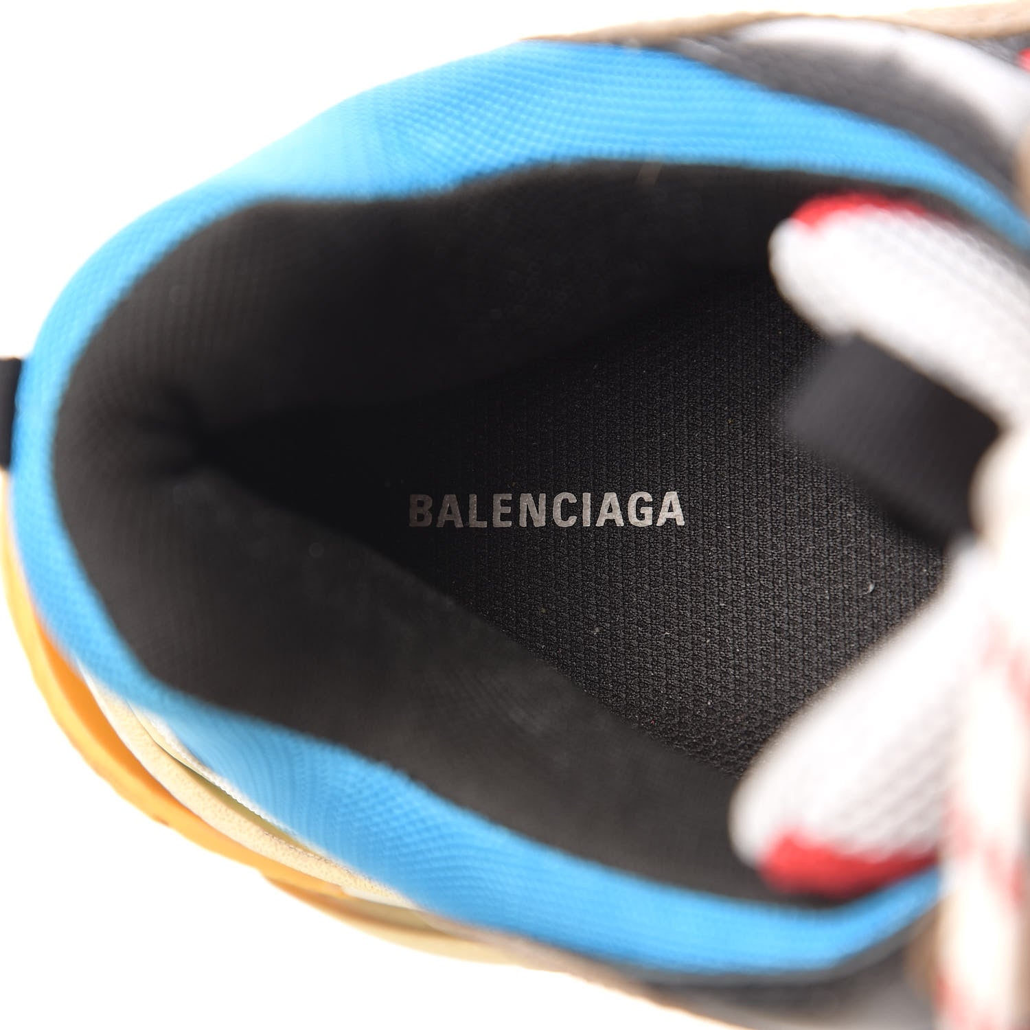 Balenciaga Mesh Nubuck Mens Triple S Sneakers 44 Bleu Gris Rouge 8 of 10