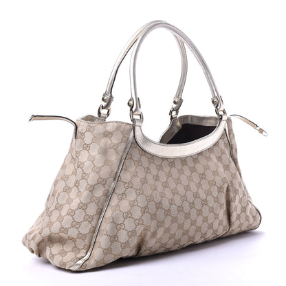 Gucci Monogram Large D Gold Hobo Metallic Gold 3 of 10
