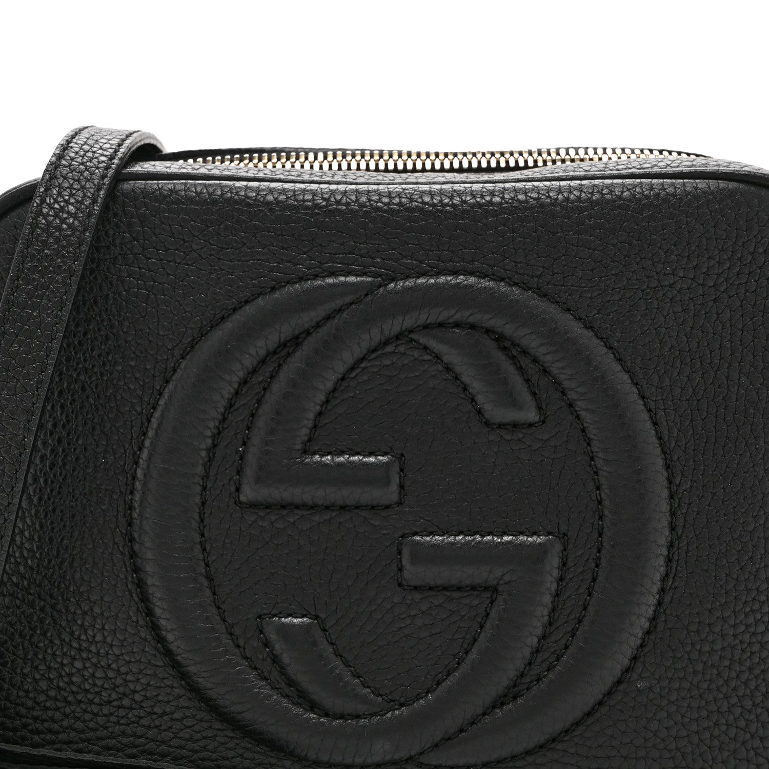 Gucci Pebbled Calfskin Small Soho Disco Bag Black 9 of 11