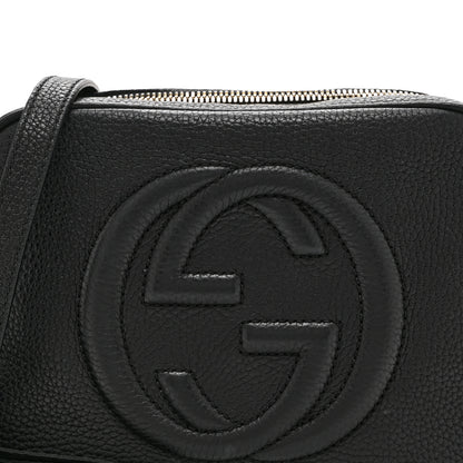 Gucci Pebbled Calfskin Small Soho Disco Bag Black 9 of 11