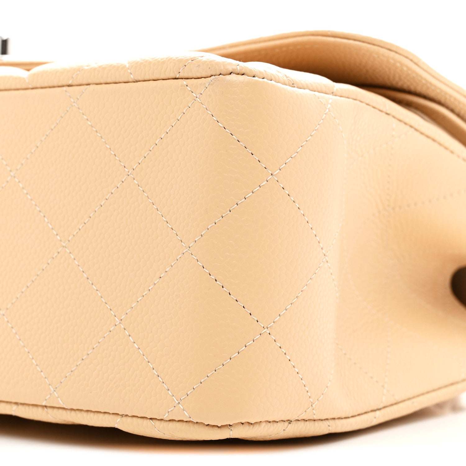 Chanel Caviar Quilted Jumbo Double Flap Beige Clair 10 of 10