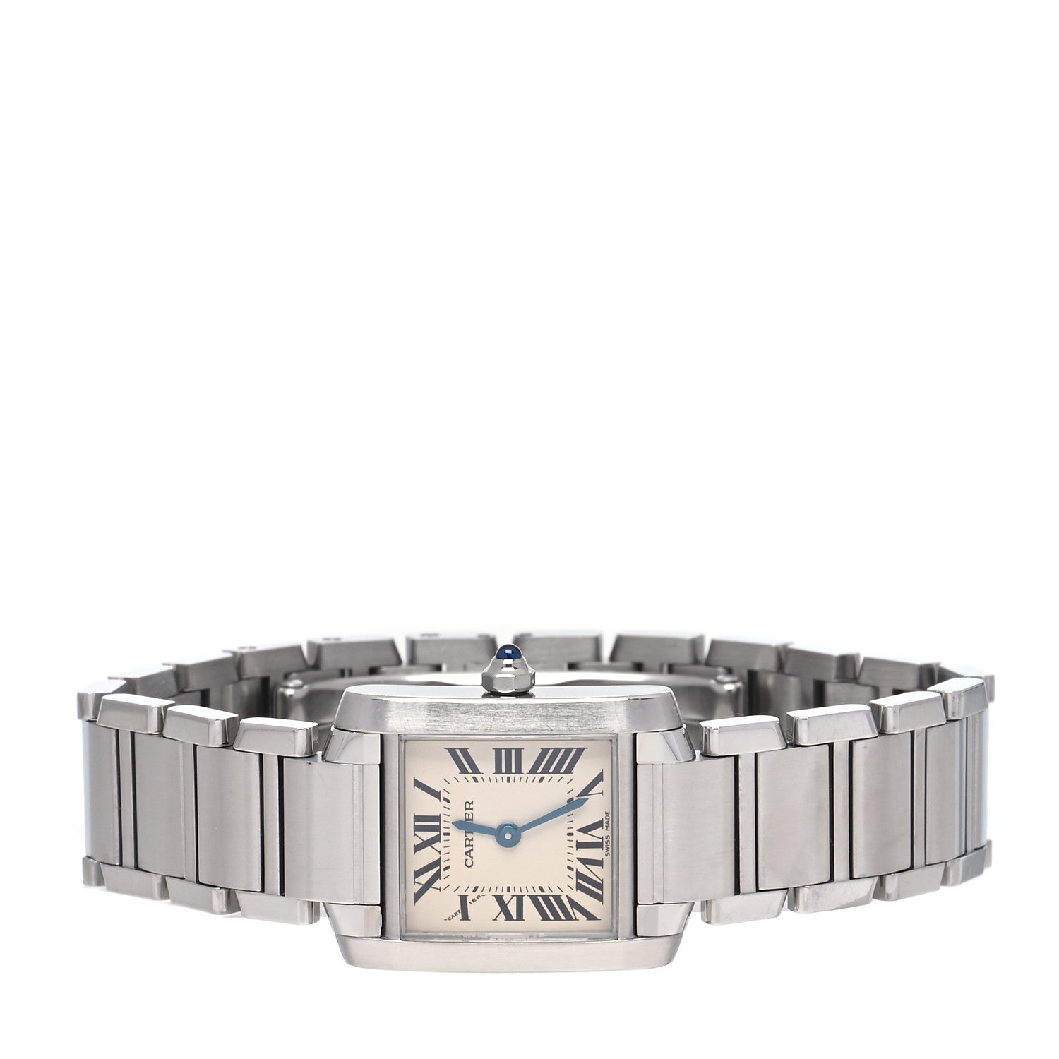 Cartier Stainless Steel 20mm Tank Francaise Quartz Watch 2 of 4