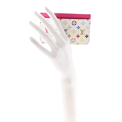 Louis Vuitton LV X TM Monogram Multicolor Card Holder Kawaii Pink 2 of 7